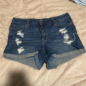 Denim shorts